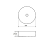 Умивальник Excellent Ovia 36 см (CEAC.2501.WH) - 5