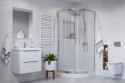 Дешевий кут напівкруглий 90x90 Excellent Seria 201 (KAAC.1801.900) - 2