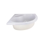 Душовий піддон LIDZ Kapielka ST 90x90х41 см, з панеллю, діаметр зливу 52 мм LKAST909041 - 3