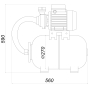 Насосная станция SAER TR-E (Насос KF-6 1,5кВт) 97949003041923330 - 5