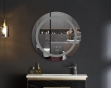 Дзеркало MIXXUS Plain MC02-60 годинник, LED-підсвічування, антизапотівання (MI6012) - 4