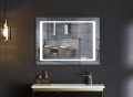 Дзеркало MIXXUS Style MR03-90x70 годинник, LED-підсвічування, антизапотівка (MI6007) - 3