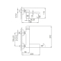 Смеситель для ванны FRAP 1047609, поворотный излив, хром (F3284) - 5