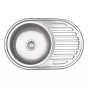 Кухонная мойка WEZER 770x500x160 Deсor + сифон (7750(0,6)D) - 1