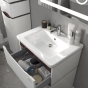 Тумба Sanwerk Alessa 60 венге з умивальником Space Line, 2F (MV0000873) - 5