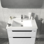 Тумба Sanwerk Greta 70 біла з умивальником Qtap Albatross, 2F (MV0000884) - 5