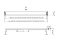 Душовий трап Koer FD29-70x600 (KR3273) - 4
