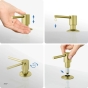 Дозатор для мыла Fabiano FAS-D 41 Nano Gold (8241.401.1144) - 6