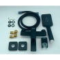 Смеситель для ванны Fabiano Lupo 18401 Black (8231.403.1518) - 4