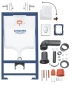 Комплект 3в1 для унитаза Grohe Rapid SL, кнопка Skate Air + 37131000 (38721001) - 2