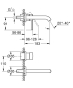 Смеситель для раковины Grohe Essence на два отверстия M-Size (29192KF1) - 4