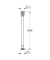 Душевой шланг Grohe Silverflex TwistStop 2000мм (27137001) - 2