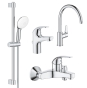Комплект змішувачів 4в1 Grohe BauCurve (UA122218K1) - 1