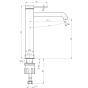 Змішувач для умивальника TOPAZ Loft TLF 32203-H75-C (97949003041929418) - 000028880 - 7