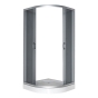 Душовий кут VIVIA JK 091 Grey 90*90*191 низький піддон (A0055605) - 3
