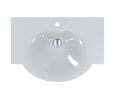 Умивальник Fancy Marble Carme 800 білий глянець (3408101) - 4