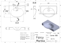 Умивальник Fancy Marble Carme 800 білий глянець (3408101) - 5