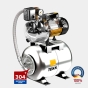 Насосная станция Tekk Haus BS 1100 Inox 24L Inox, 1100 Вт, кабель 1 м (TEK1000022) - 2