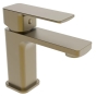Змішувач для умивальника Haiba Kubus 001 BRUSHED GOLD (HB9622) - 1