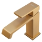 Смеситель для умывальника HAIBA GAUDI 001 BRUSHED GOLD (HB9583) - 2