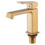 Смеситель для умывальника HAIBA GAUDI 001 BRUSHED GOLD (HB9583) - 3