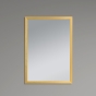 Дзеркало настінне Zerix FONTE MRZ09-70x85-Reverse GOLD прямокутне в золотій рамі (ZX5639) - 2
