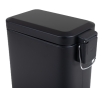 Мусорное ведро с плавным закрытием прямоугольное Zerix Sansa-TC0105 Black 5 л цвет черный (ZX5894) - 4