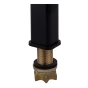 Смеситель для умывальника Zerix LEB1-123 Black (цвет черный) (ZX5570) - 4