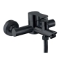 Смеситель для ванны ZERIX DAX-142 (EURO) BLACK из нержавеющей стали SUS304 (кол.черный) (ZX5838) - 1