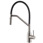 Смеситель для кухни Koer KI-70026-02 с черным силиконовым изливом (KR5209) - 1