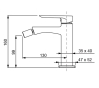 Смеситель для биде Koer KB-20028-01 (KR5301) - 7