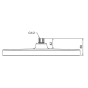 Лійка для душу стельова Koer KP-0402-05-OH 310x200мм (KR4986) - 2