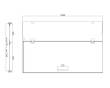 Двері в нішу Koer SR SD04-120x200-TR-07 прозоре скло Easy Clean 10мм, графіт (KR5388) - 11