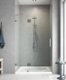 Двері в нішу Koer SR SD04-120x200-TR-07 прозоре скло Easy Clean 10мм, графіт (KR5388) - 2