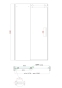Двері в нішу Koer SR SD01-120x200-TR-02 прозоре скло Easy Clean 8мм, нікель (KR5379) - 11