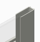 Двері в нішу Koer SR SD01-120x200-TR-02 прозоре скло Easy Clean 8мм, нікель (KR5379) - 6