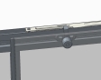 Двері в нішу Koer SR SD05-120x200-TR-01 прозоре скло Easy Clean 6мм, хром (KR5405) - 5