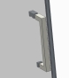 Двері в нішу Koer SR SD02-140x200-TR-01 прозоре скло Easy Clean 8мм, хром (KR5383) - 7