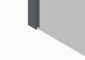 Душова перегородка Koer SR SP03-120x200-TR-01 Walk-In прозоре скло Easy Clean 8мм, хром (KR5398) - 7