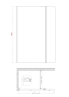 Душова перегородка Koer SR SP03-120x200-TR-01 Walk-In прозоре скло Easy Clean 8мм, хром (KR5398) - 9