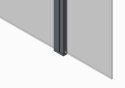 Душова перегородка Koer SR SP03-30x200-TR-01 Walk-In (рух.част) прозоре скло Easy Clean 8мм, хром (KR5399) - 4
