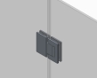 Бічна стінка до кабіни Koer SR SW04-90x200-TR-01 прозоре скло Easy Clean 10мм, хром (KR5390) - 5