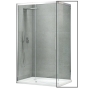 Бічна стінка до кабіни Koer SR SW05-90x200-TR-01 прозоре скло Easy Clean 6мм, хром (KR5407) - 1