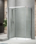 Бічна стінка до кабіни Koer SR SW05-90x200-TR-01 прозоре скло Easy Clean 6мм, хром (KR5407) - 2