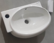 Раковина підвісна Mixxus Premium DIVERSE-1201-R 400х215х140mm з отвором під змішувач та переливом (MP6506) - 4