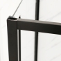 Душевая кабина без поддона Mixxus Premium DIVERSE SC03-100x80x195-TR Black прозрачное стекло 6мм (MI6866) - 4