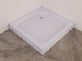 Душевая кабина с низким поддоном Mixxus CUBIC SCT01-90x90x195-FB CHROME матовое стекло 4мм (MI6903) - 11