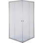 Душевая кабина с низким поддоном Mixxus CUBIC SCT01-90x90x195-FB CHROME матовое стекло 4мм (MI6903) - 8