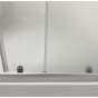 Душевая кабина с низким поддоном Mixxus CUBIC SCT01-90x90x195-FB CHROME матовое стекло 4мм (MI6903) - 9
