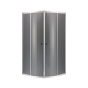 Душова кабіна з низьким піддоном Mixxus PLAIN SCT02-90x90x195-GR SATIN сіре тоноване скло 4мм (MI6898) - 5